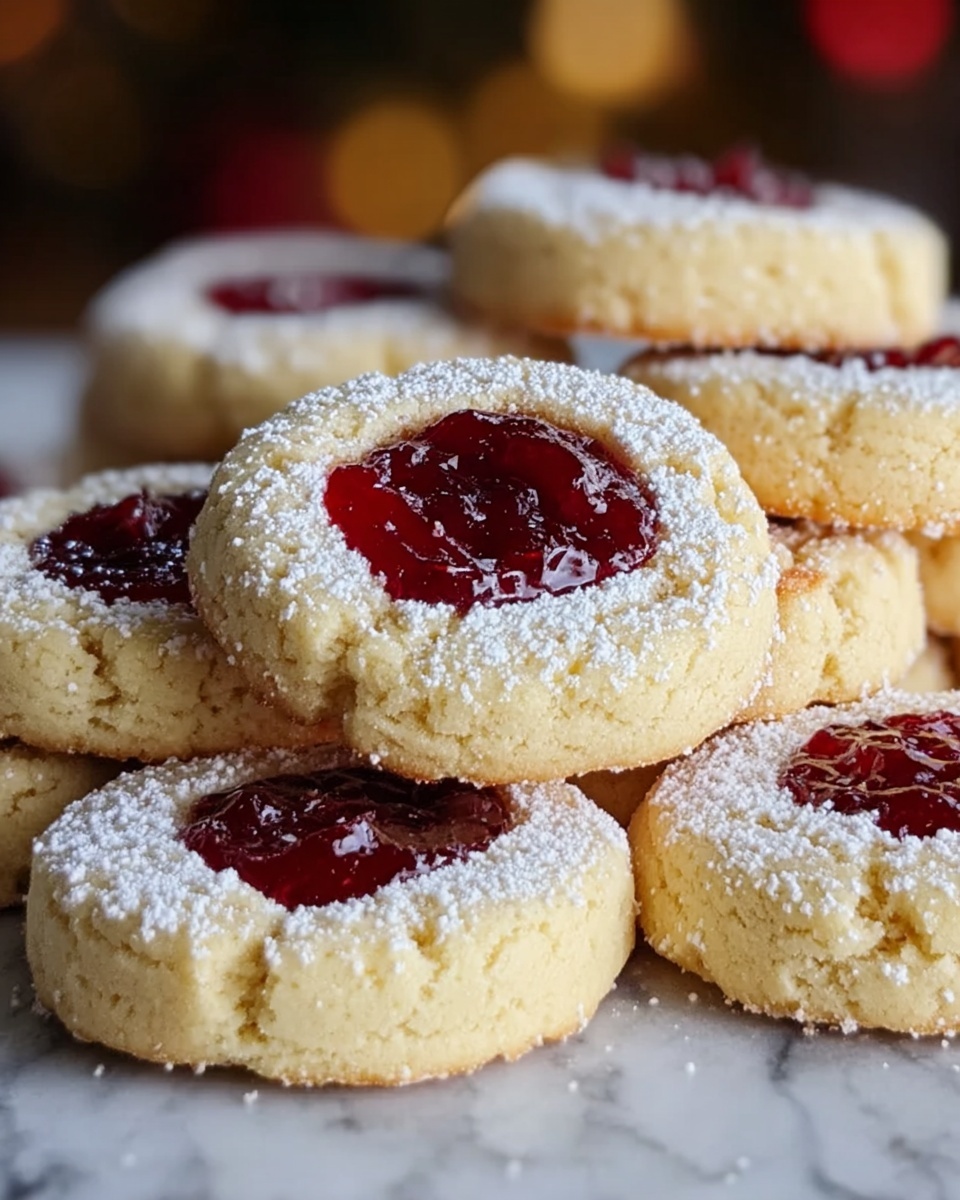Christmas Cherry Shortbread Cookies Recipe - Recipe Image