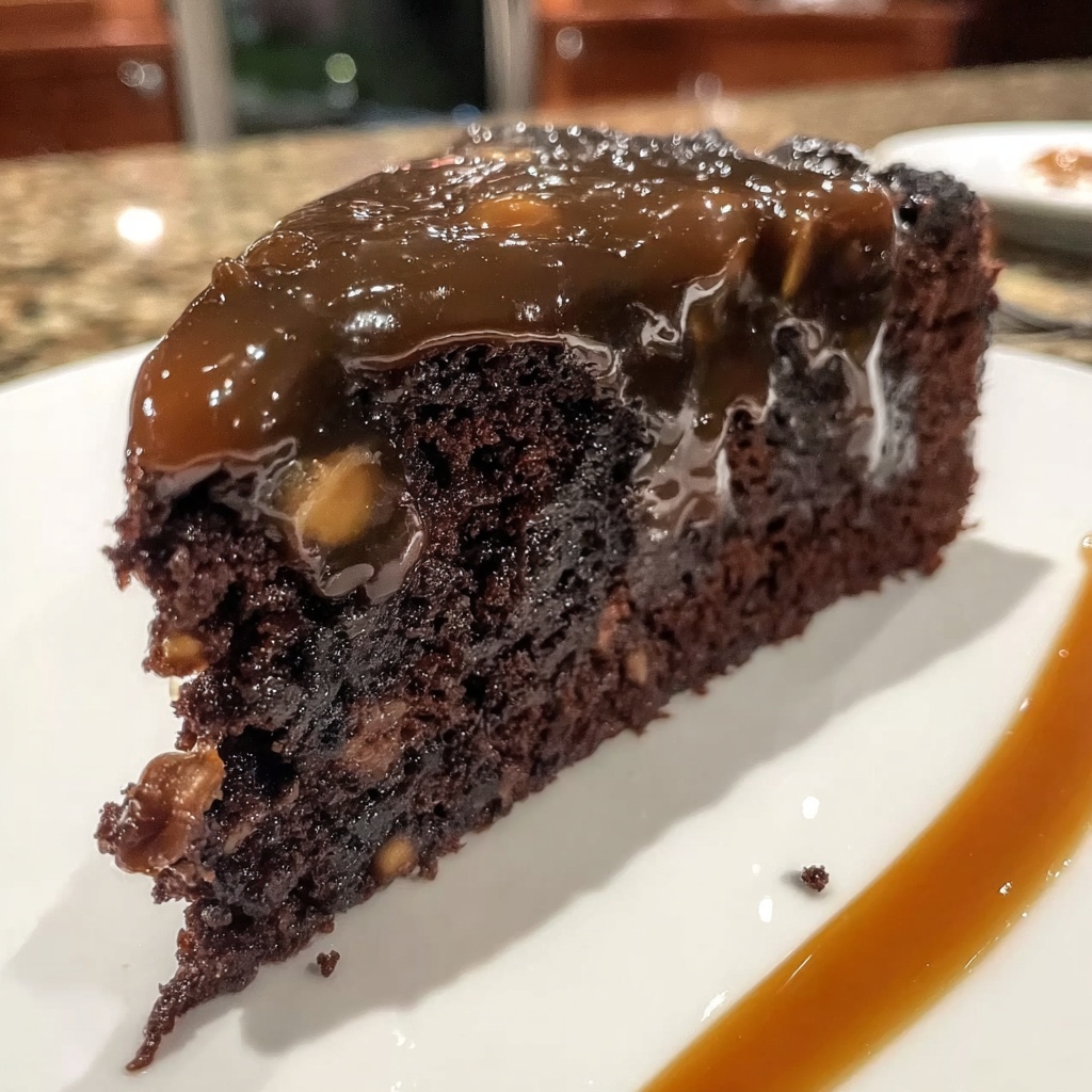 Warm Apple Date Treacle Cake with Butter Sauce Bliss Recipe - Recipe Image
