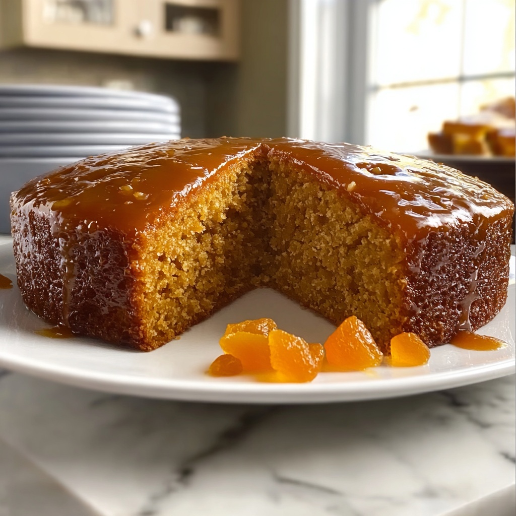 Date & Mandarin Syrup Cake Recipe - Recipe Image
