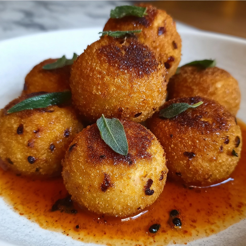 Pumpkin Sage Risotto Balls Recipe - Recipe Image