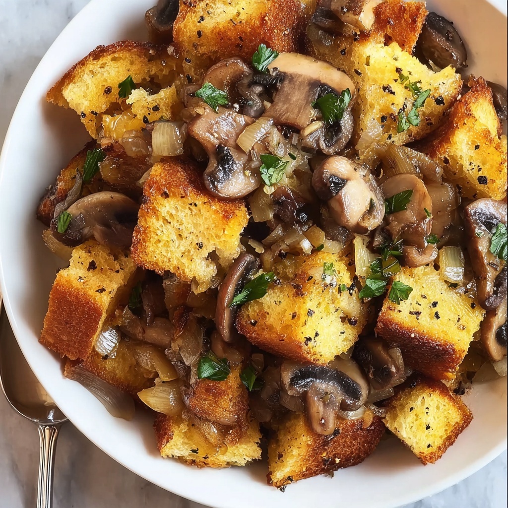 Mushroom Herb Stuffing Recipe - Recipe Image