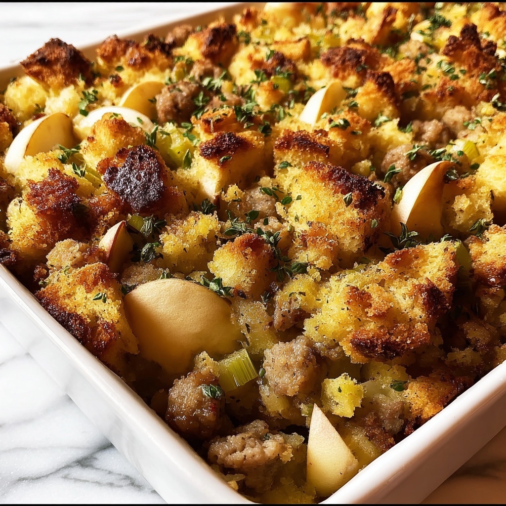 Sausage & Apple Stuffing: 7 Secrets to Irresistible Flavor Recipe - Recipe Image