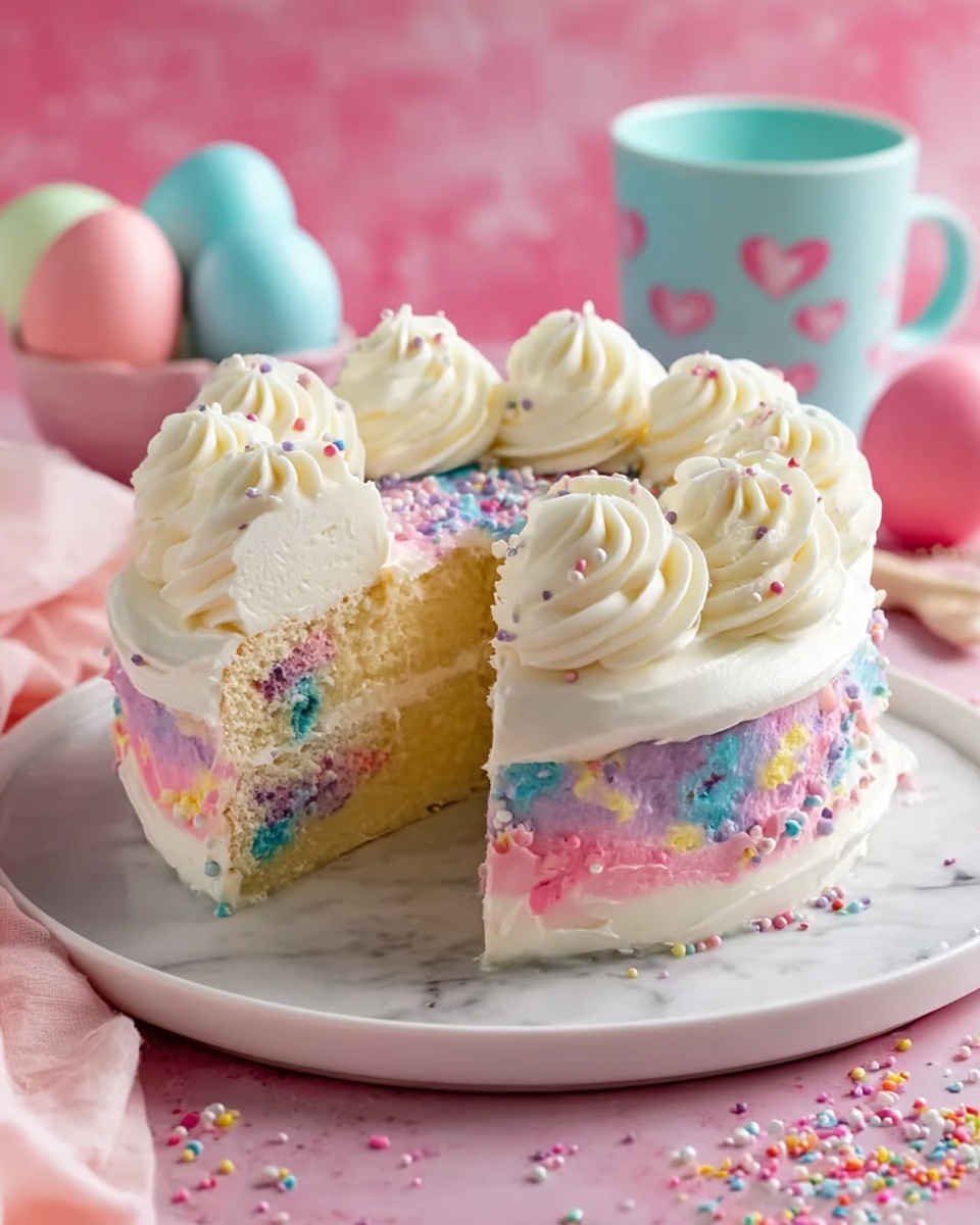 Swirled Easter Cake Recipe - Recipe Image