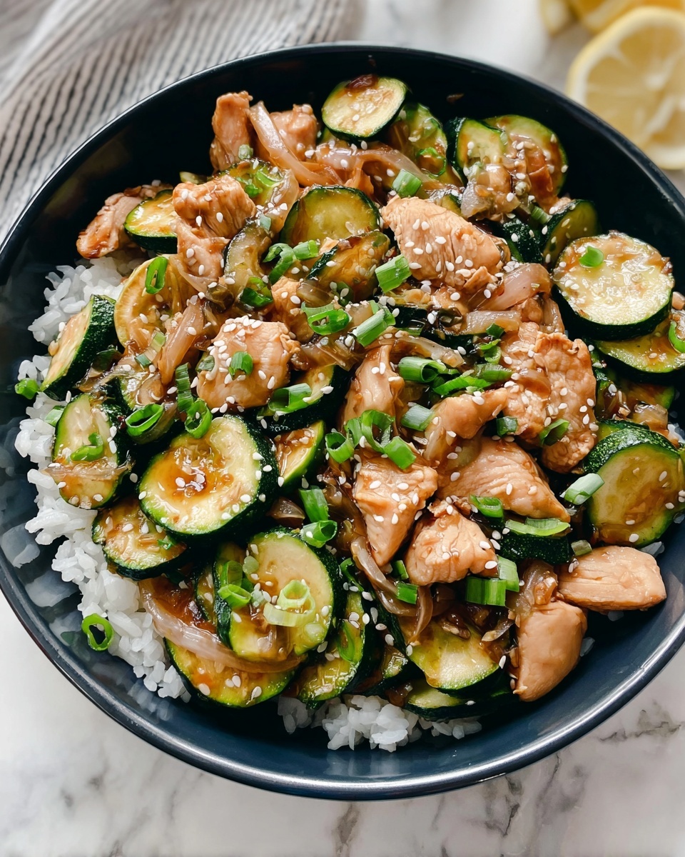 Chicken Zucchini Stir Fry Recipe - Recipe Image