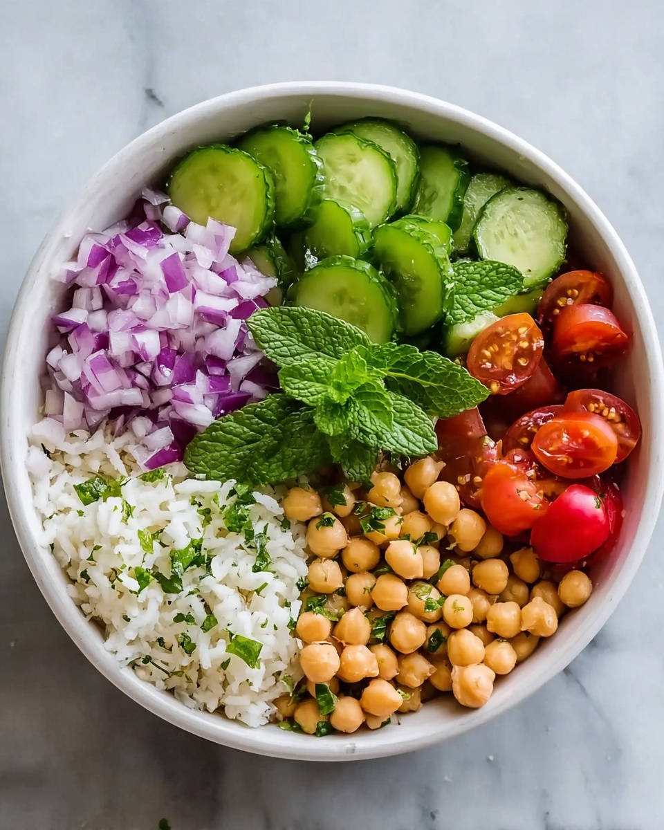 Mediterranean Chickpea Bowls with Tahini Sauce Recipe - Recipe Image