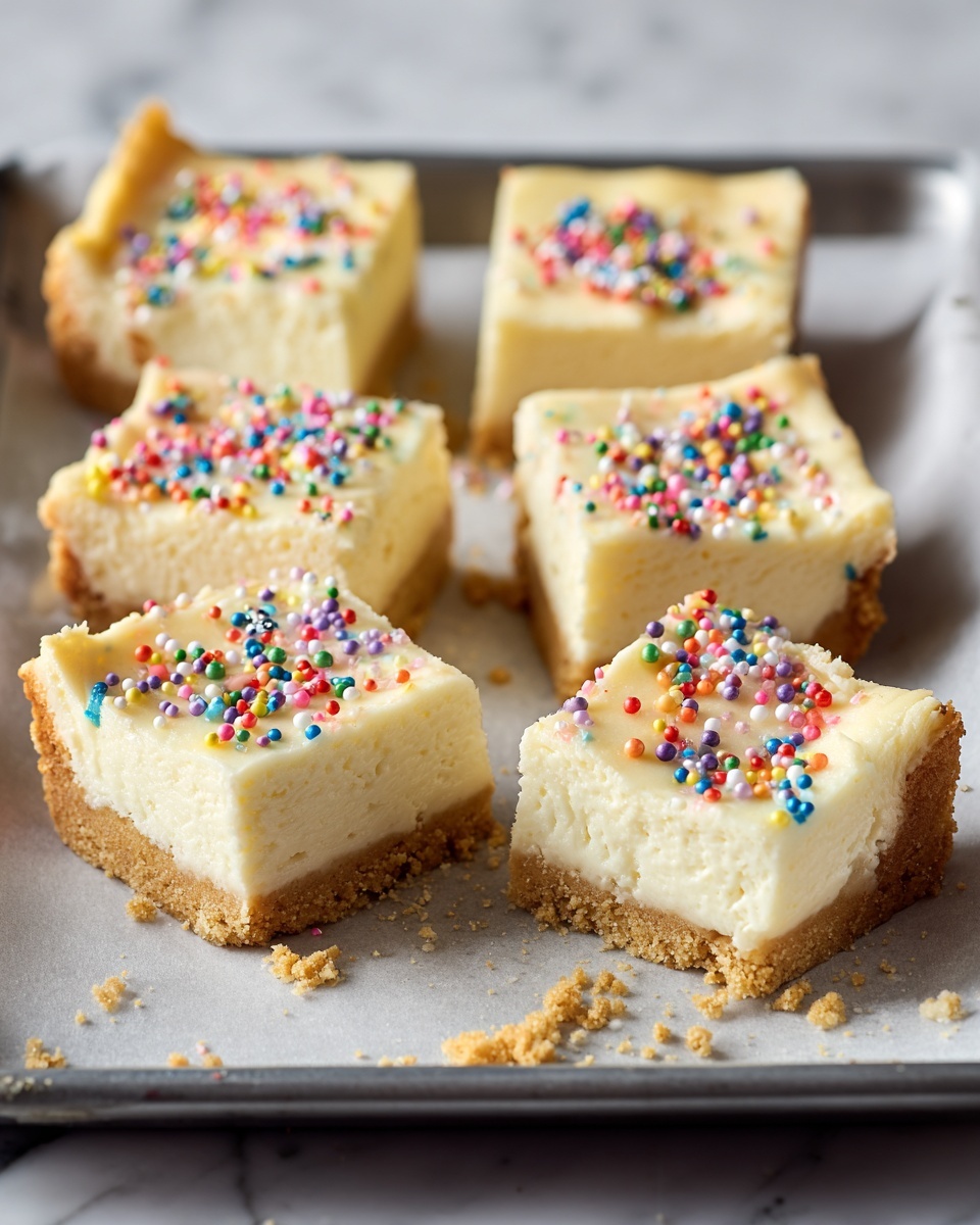 Sugar Cookie Cheesecake Bars Recipe - Recipe Image