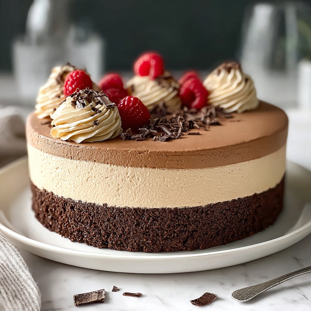 Decadent Chocolate Mousse Cake Recipe - Recipe Image