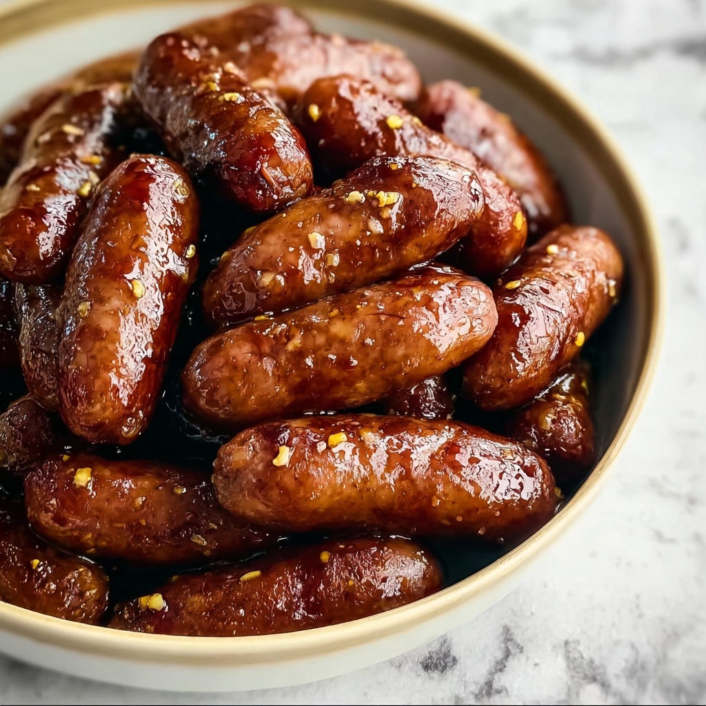Irresistible Hot Honey Garlic Lil Smokies for Game Night Recipe - Recipe Image