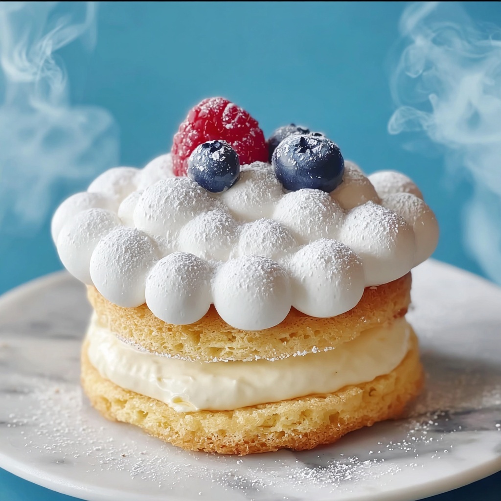 Fluffy Cloud Cake Recipe: Low-Carb Bliss Recipe - Recipe Image