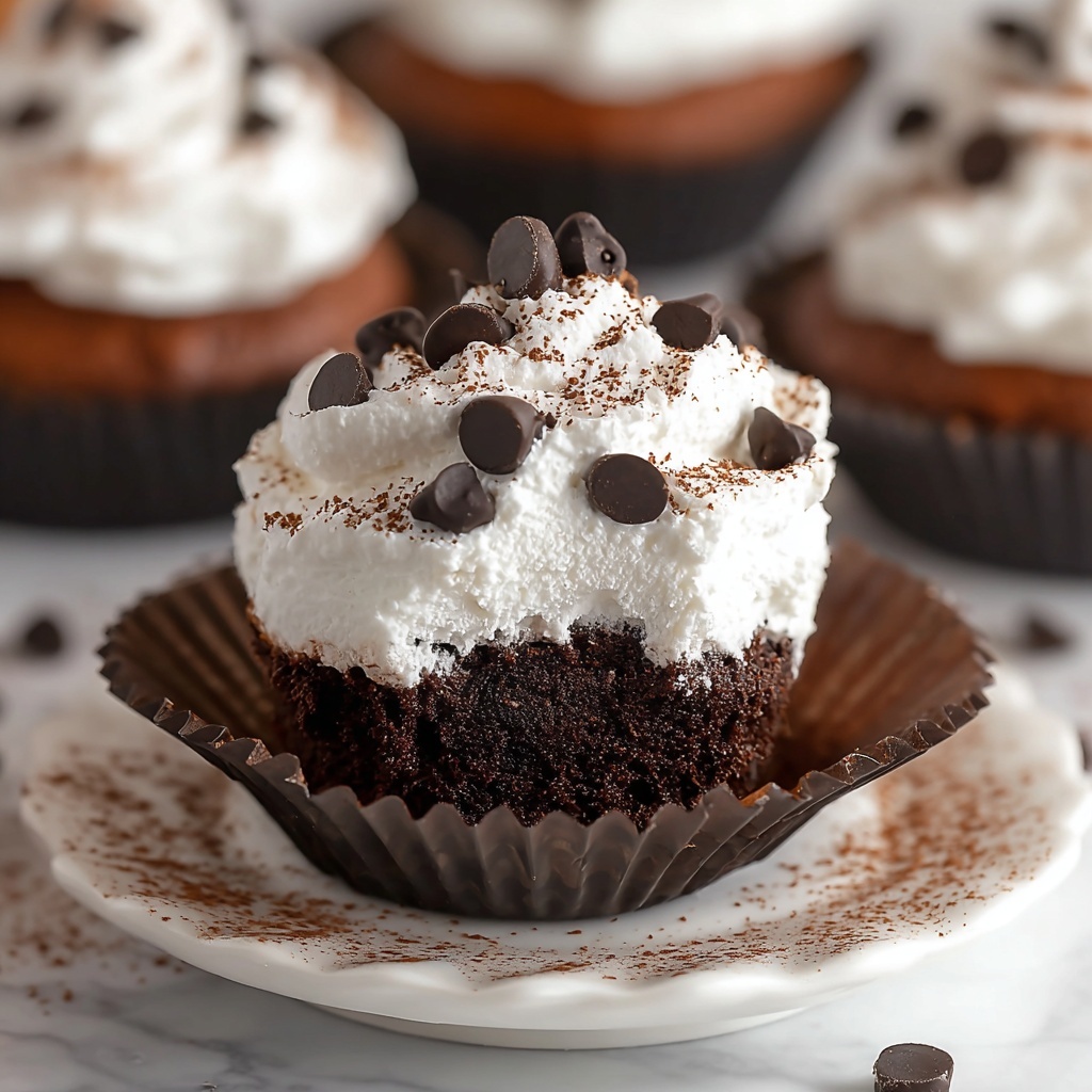 Chocolate Lasagna Cupcakes Recipe - Recipe Image