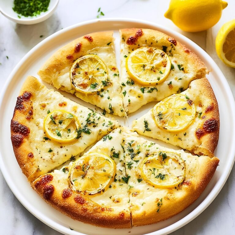 Lemon and Feta Pizza with Fresh Herbs Recipe