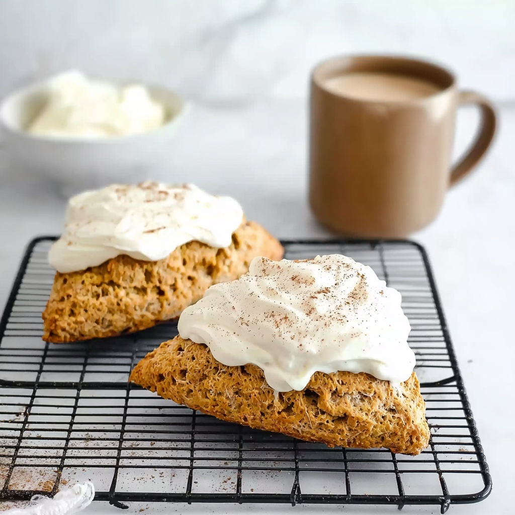Pumpkin Cream Cheese Scones Recipe - Recipe Image