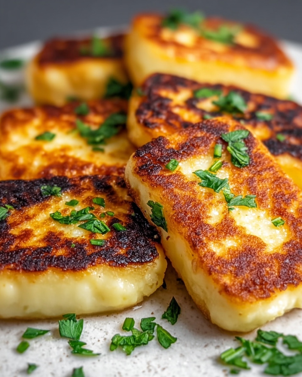 Easy Pan-Fried Halloumi Greek Cheese Recipe - Recipe Image