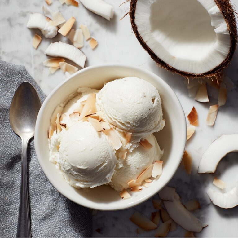 Easy Coconut Ice Cream (Vegan) Recipe