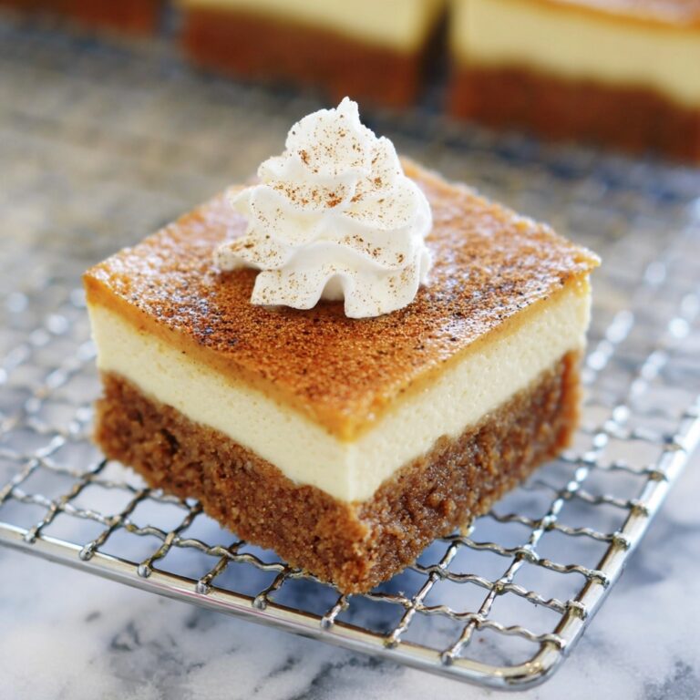 Pumpkin Cheesecake Bars Recipe