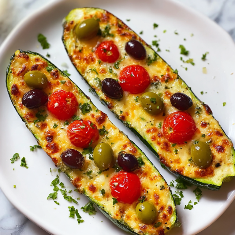 Mediterranean Stuffed Zucchini Recipe