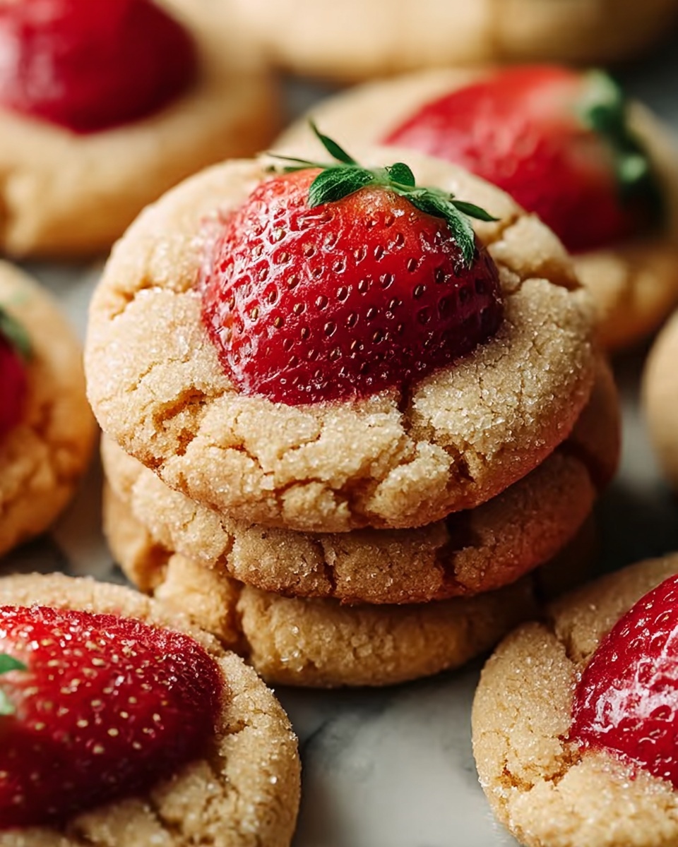 Strawberry Kiss Cookies Recipe - Recipe Image
