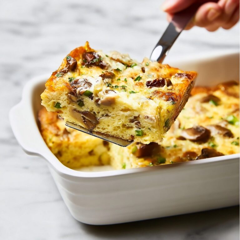 Sausage and Cheddar Breakfast Bake with Crescent Rolls Recipe