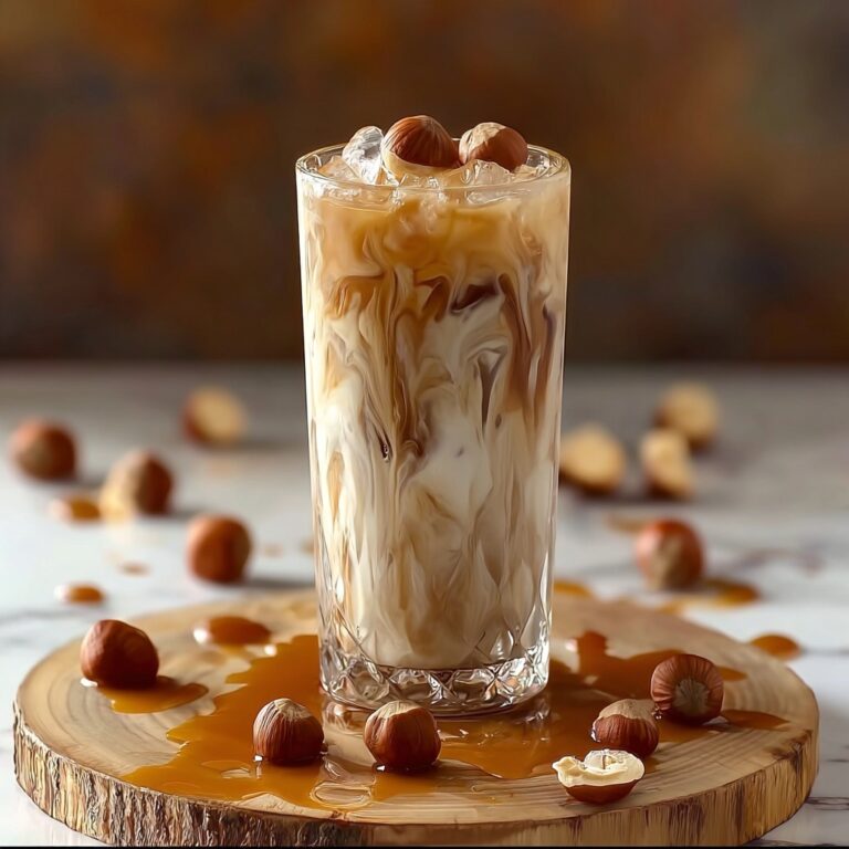 Caramel Hazelnut Iced Coffee Recipe
