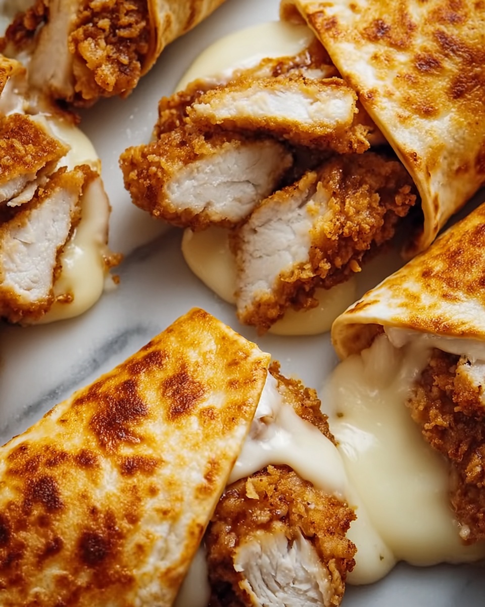 Air Fryer Hot Chicken and Cheese Wraps Recipe - Recipe Image