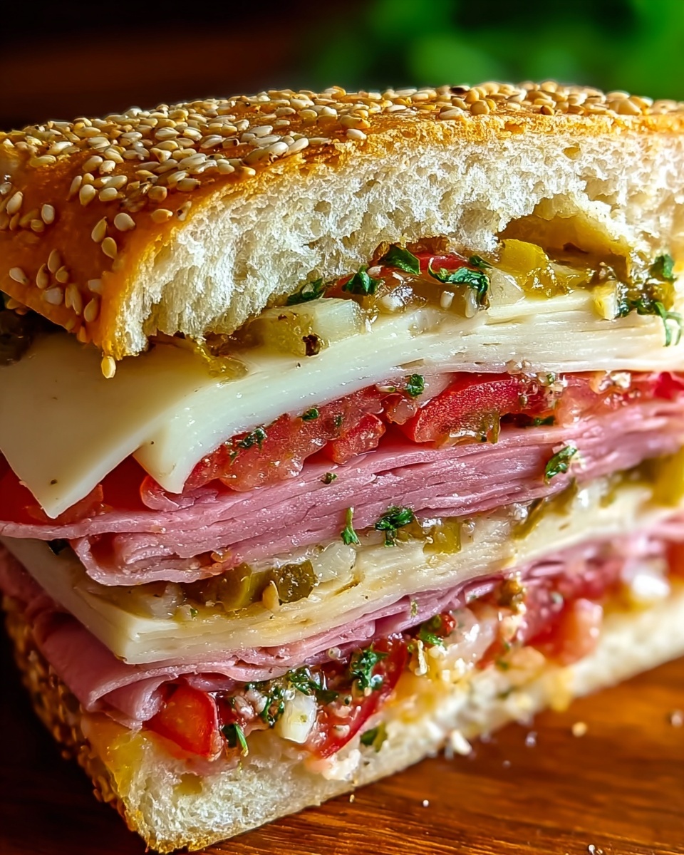 Classic Italian Muffuletta Recipe - Recipe Image