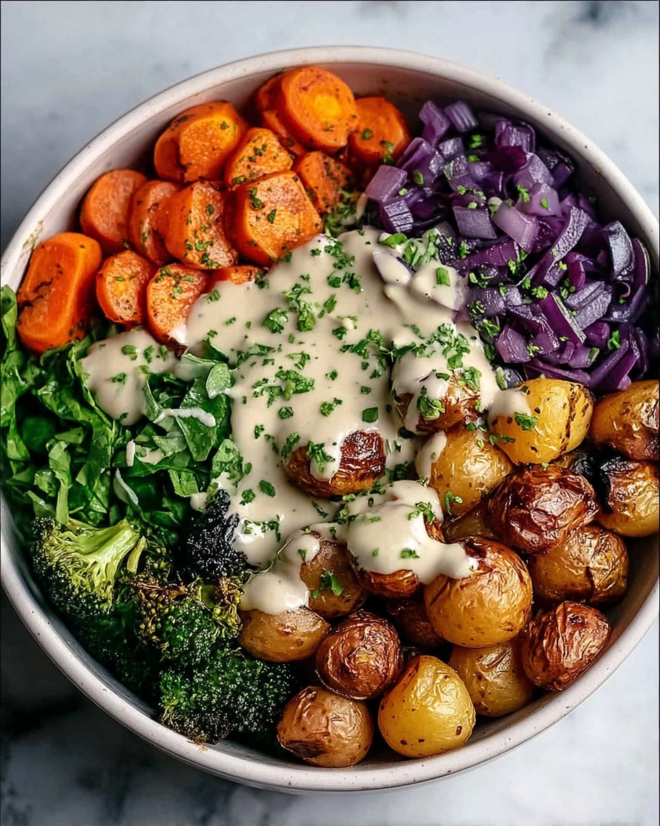 Mediterranean Veggie Bowls Recipe - Recipe Image
