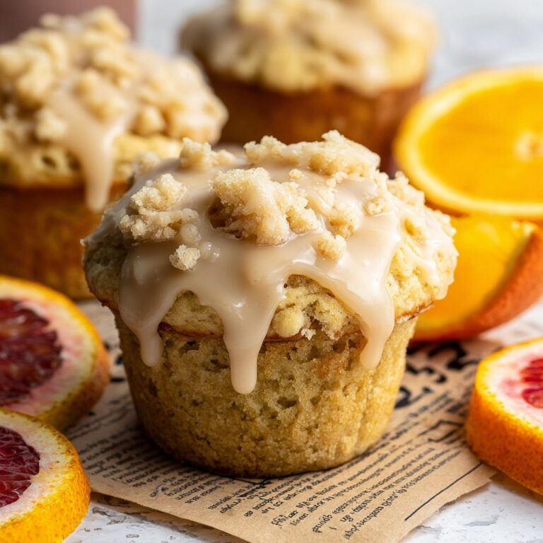 Vegan Orange Muffins With Fresh Orange Glaze Recipe