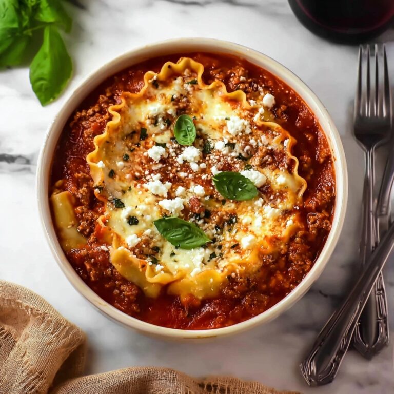 Hearty Lasagna Soup Recipe