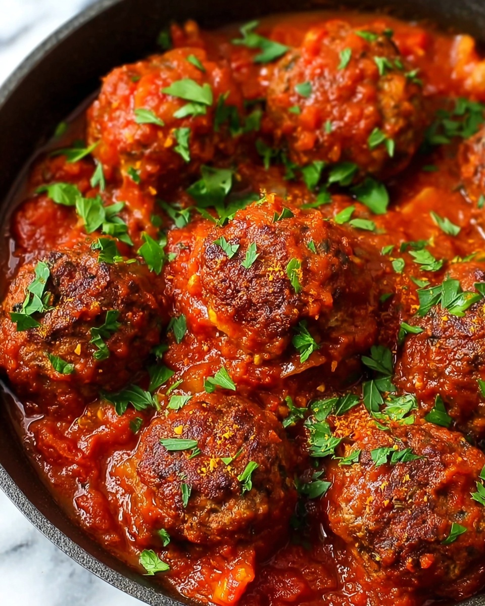 Spanish Meatballs in Tomato Sauce Recipe - Recipe Image