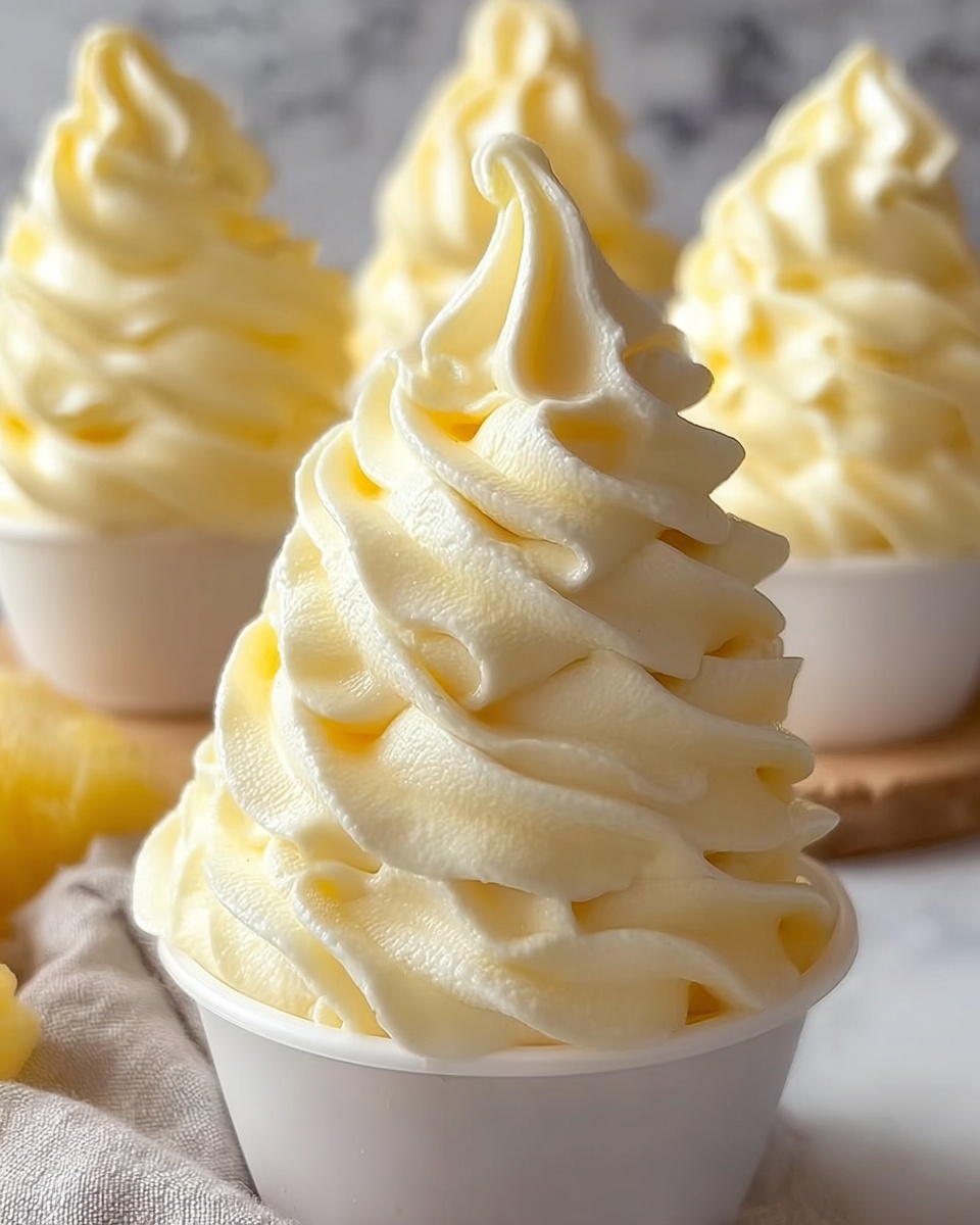 Homemade Pineapple Soft Serve Ice Cream Recipe - Recipe Image