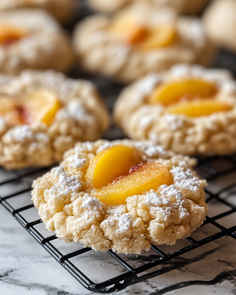 Irresistible Peach Cobbler Cookies Recipe - Recipe Image