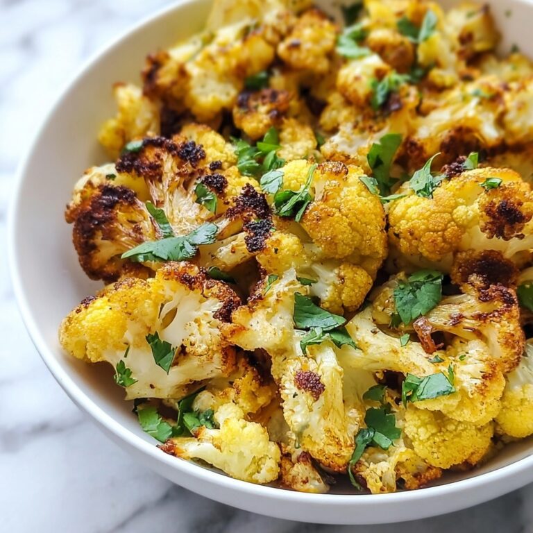 Crispy Parmesan Roasted Cauliflower Recipe
