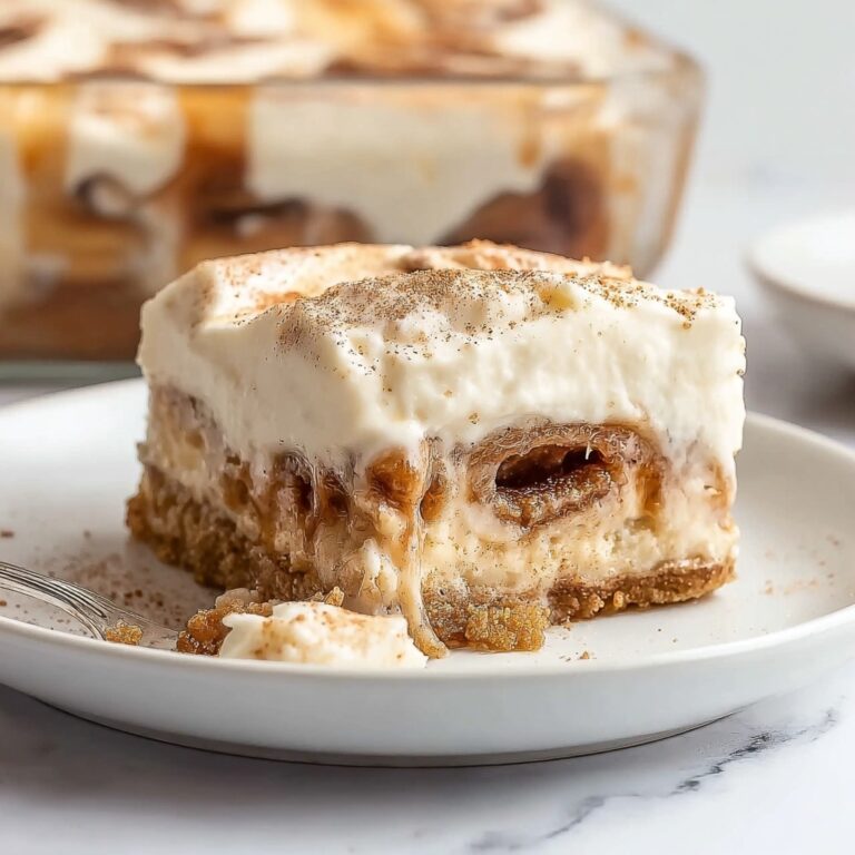 Cinnamon Roll Poke Cake Recipe