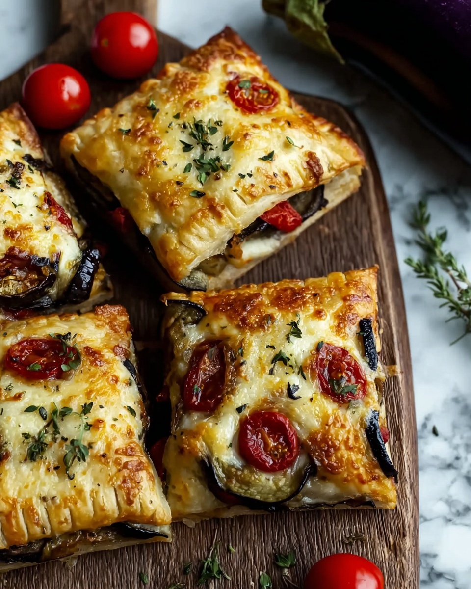 Ratatouille Hand Pies with Eggplant, Heirloom Tomato, & Cornmeal Crust Recipe - Recipe Image
