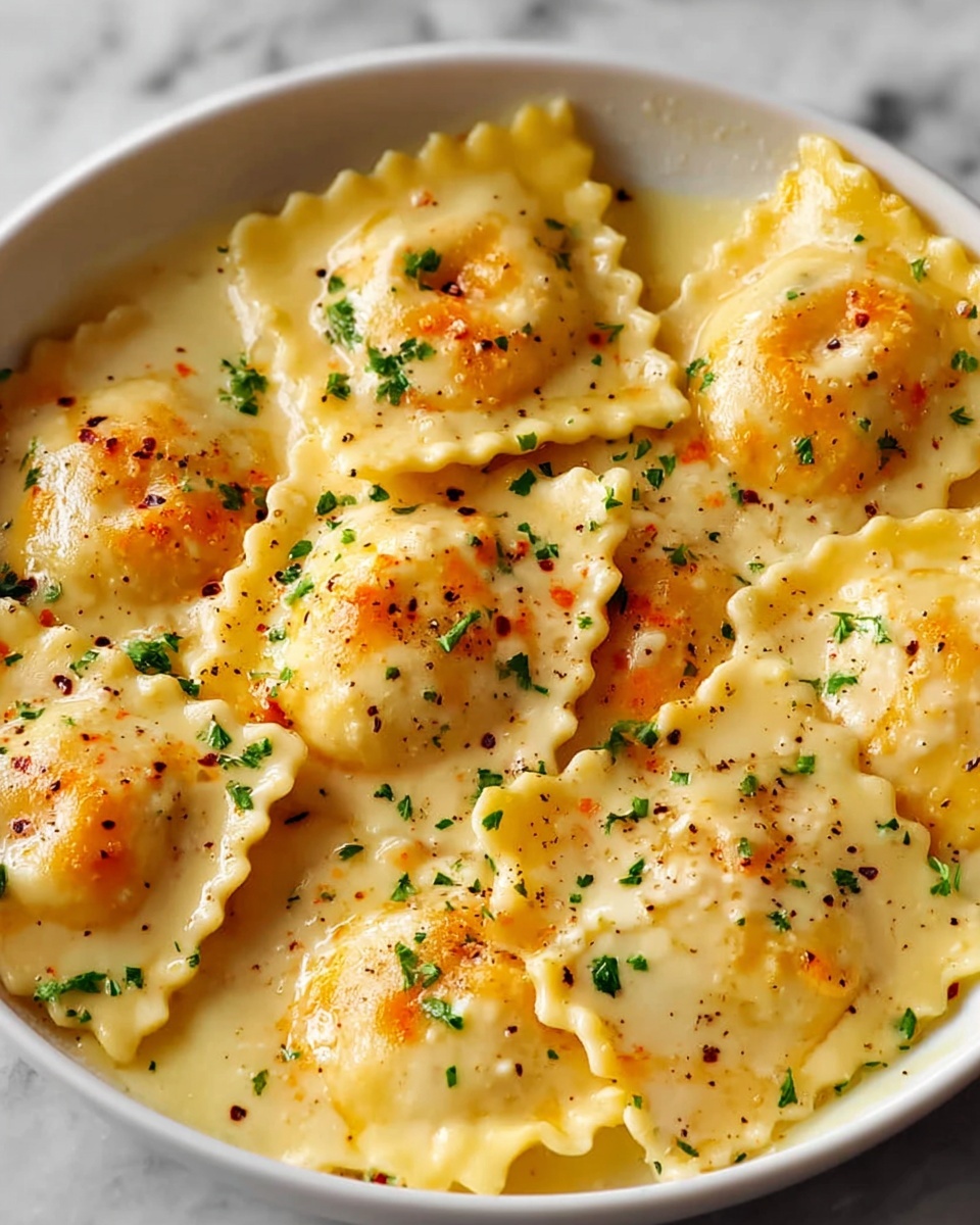 Lobster Ravioli in Garlic Butter Sauce Recipe - Recipe Image