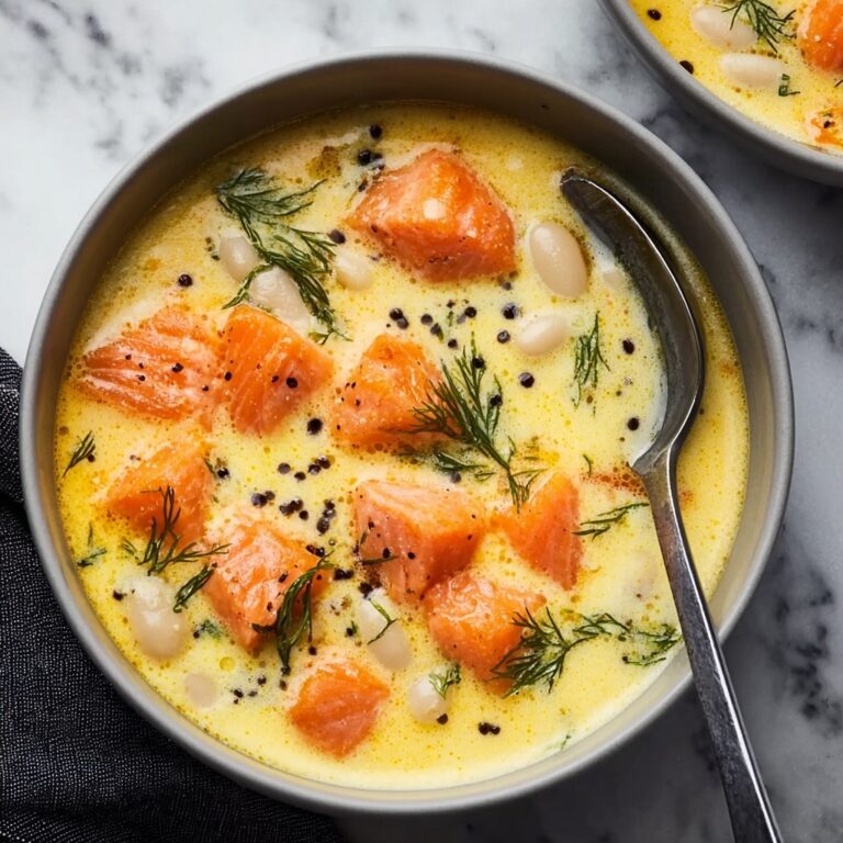 Creamy Salmon Soup Recipe