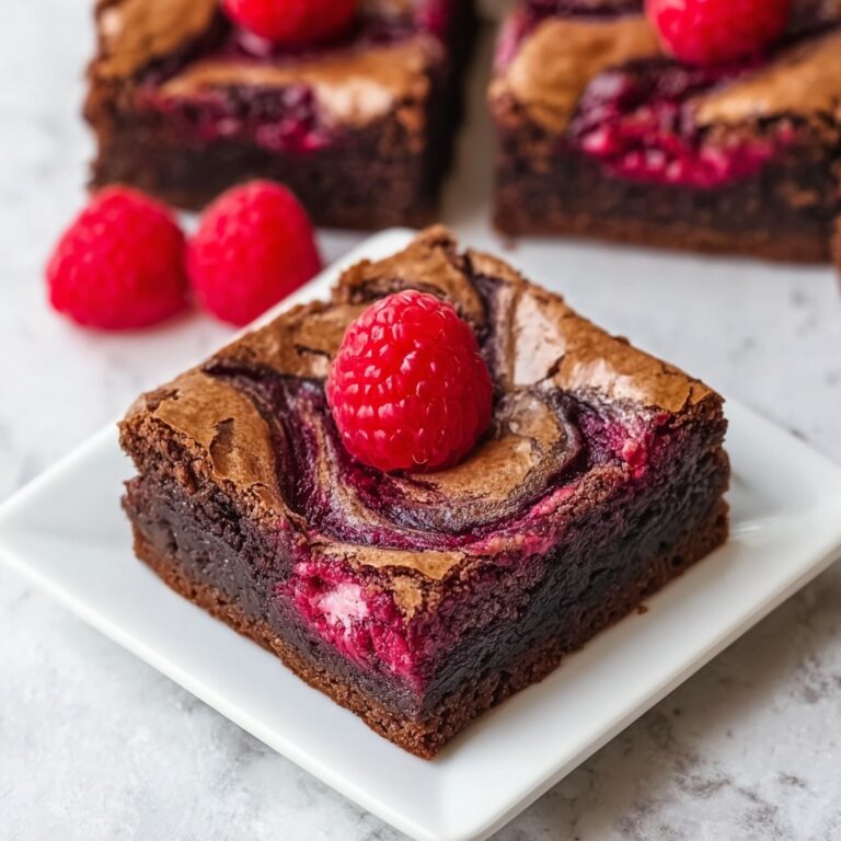 Fudgy Raspberry Swirl Brownies That Everyone Will Love Recipe