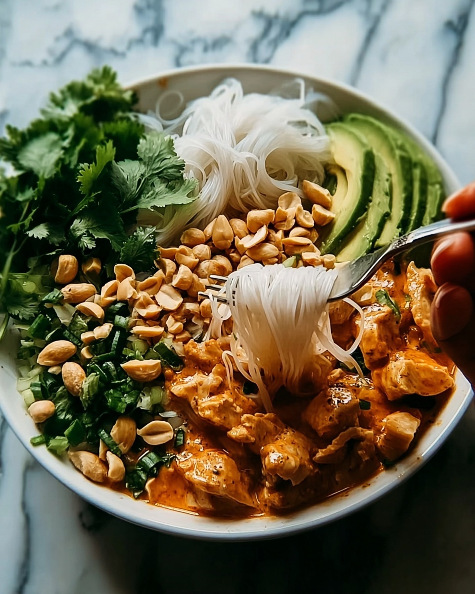 Thai Peanut Chicken Bowl Recipe - Recipe Image