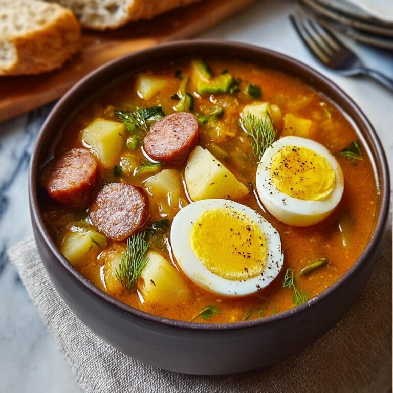 Polish Sour Rye Soup Recipe