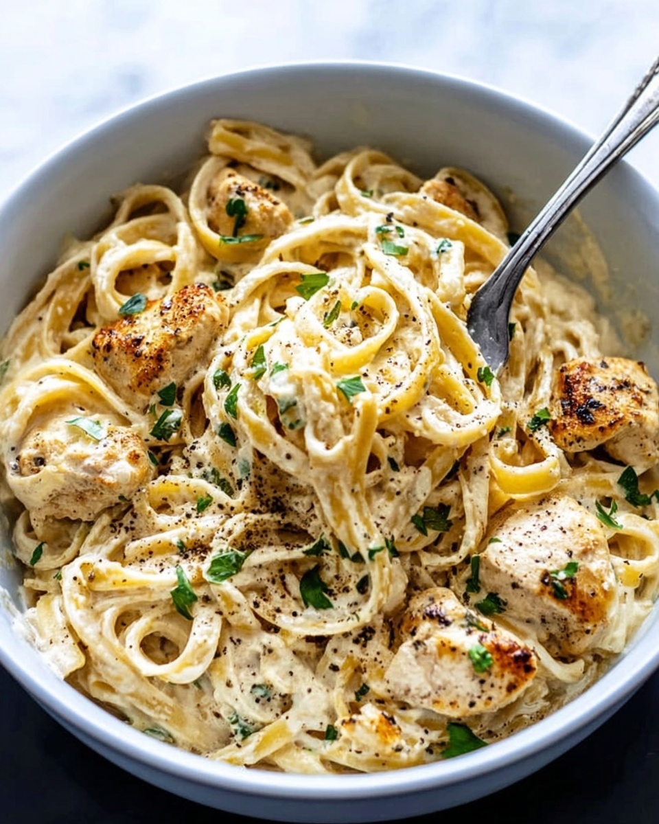 One Pot Cajun Chicken Alfredo Recipe - Recipe Image