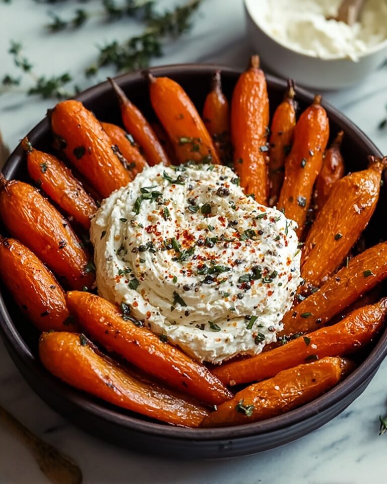 Delicious Roasted Carrots with Whipped Feta Dip Recipe