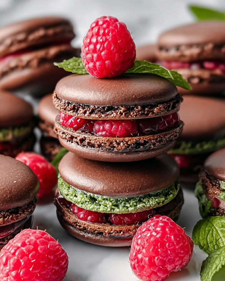 Dark Chocolate Raspberry Macarons: A Decadent Treat for Every Occasion Recipe