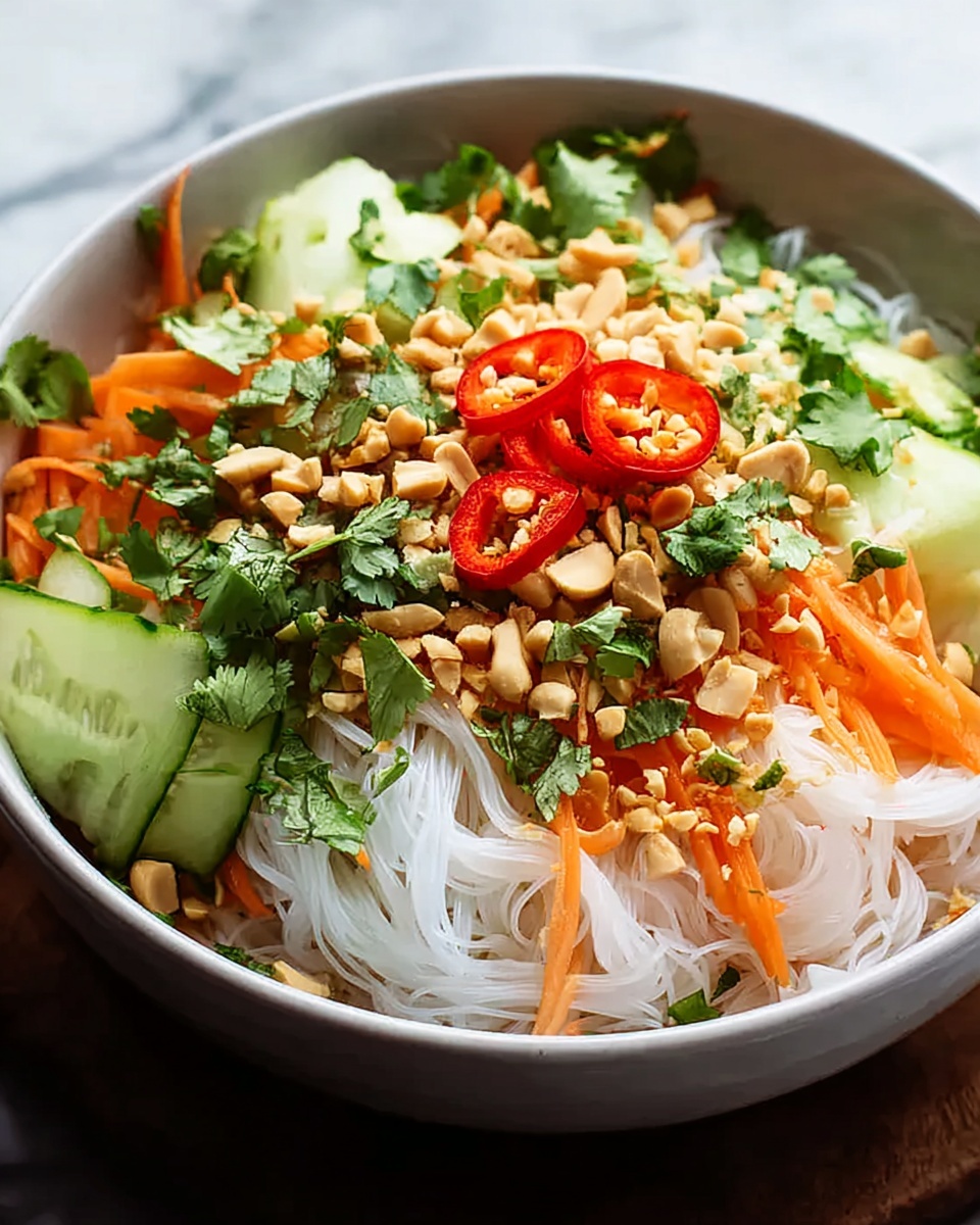 Vietnamese Vermicelli Noodle Salad Recipe - Recipe Image