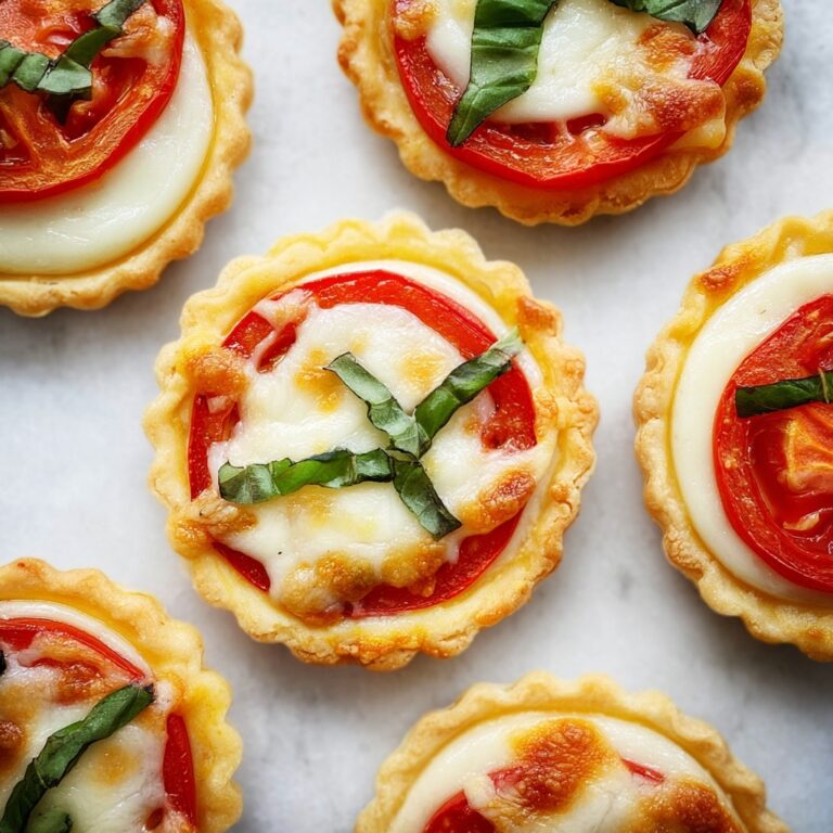 Mini Tomato and Mozzarella Tarts Recipe