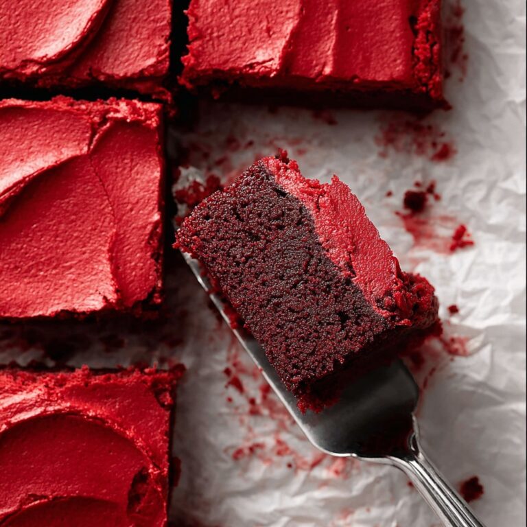 Red Velvet Brownies with Cream Cheese Swirl Recipe