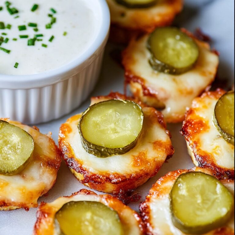 Cheesy Pickle Chips Recipe