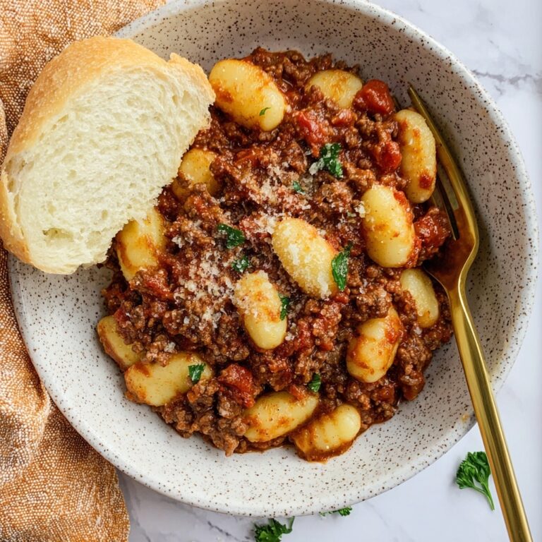 Cozy Gnocchi Bolognese Recipe