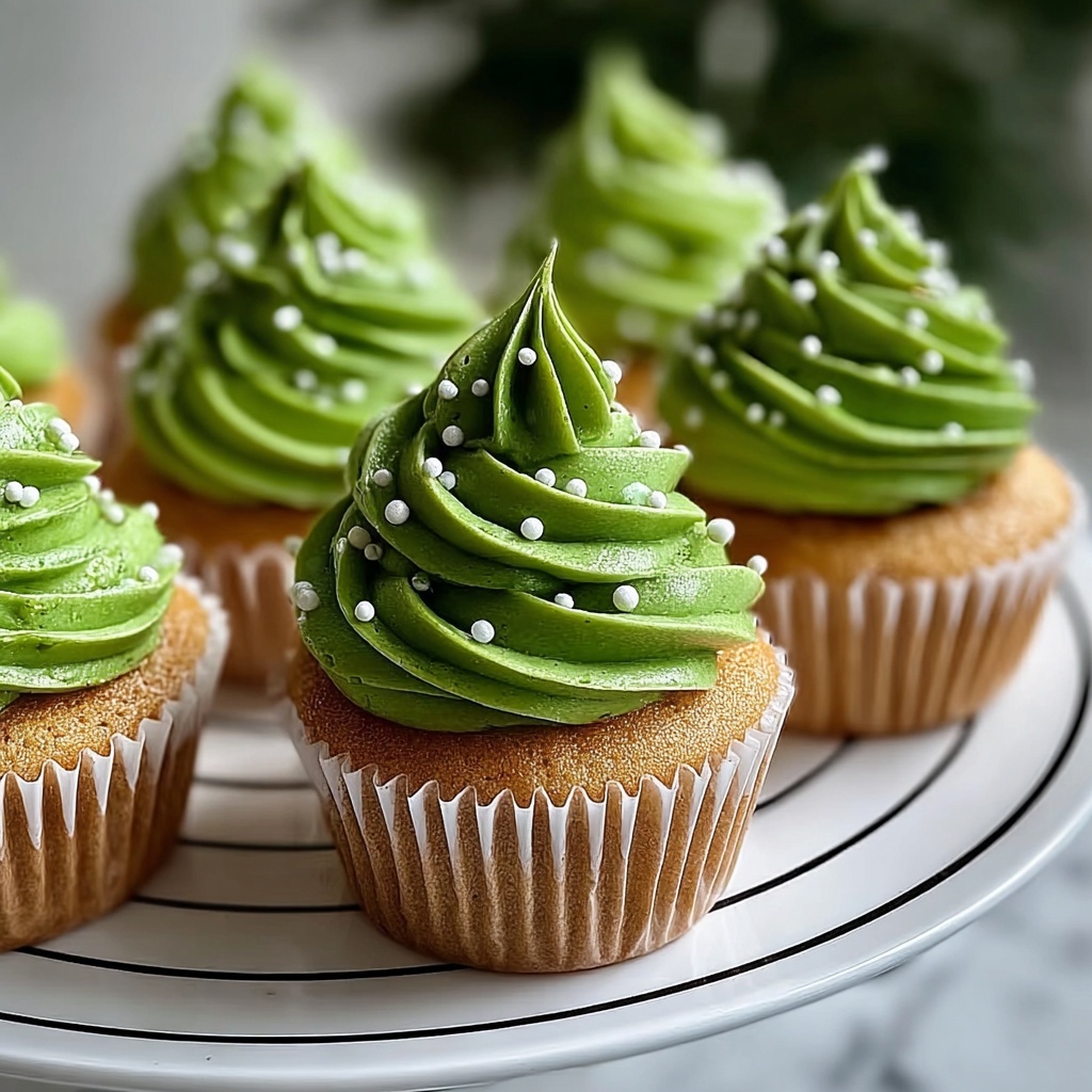 Matcha Green Tea Cupcakes Recipe - Recipe Image