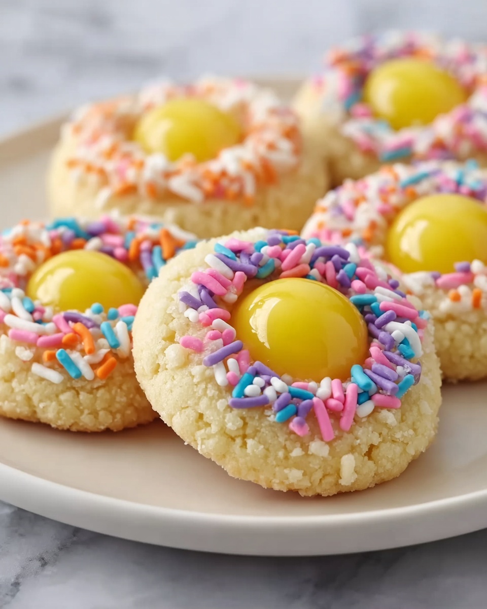 Easter Thumbprint Cookies Recipe - Recipe Image