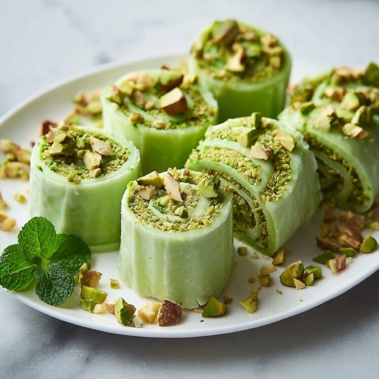 Low-Carb Pistachio Roll Recipe